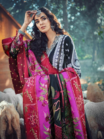 Napoli Maryam Hussain Winter Shawl 2021
